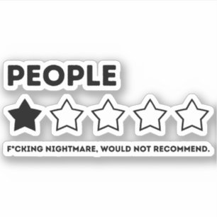 Sticker People Review, One Star, ne recommande pas