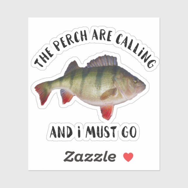 Sticker Perche Pêche Glace Pêche Poisson Sports Hobby (Feuille)