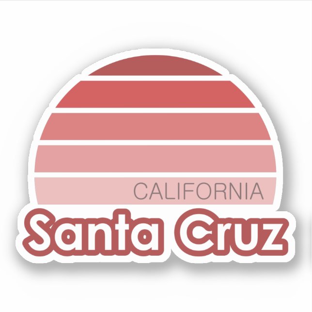 Sticker père Noël Cruz California (Devant)