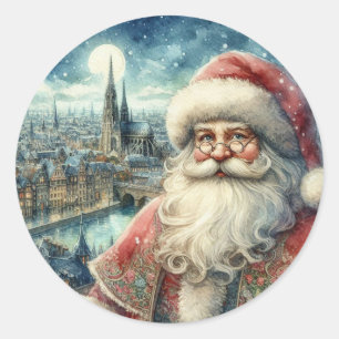 Sticker Père Noël vintage