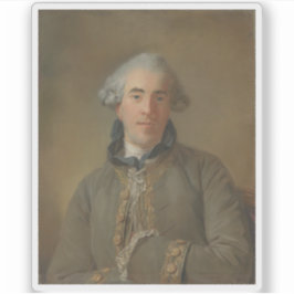 Sticker Perronneau - Portrait de Théophile Van Robais