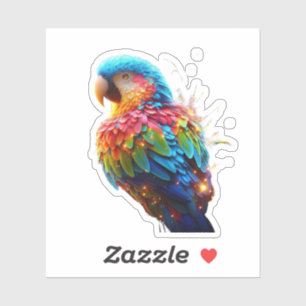 Sticker Perroquet