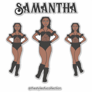 Sticker Personalized Dance Team Ebony Stones