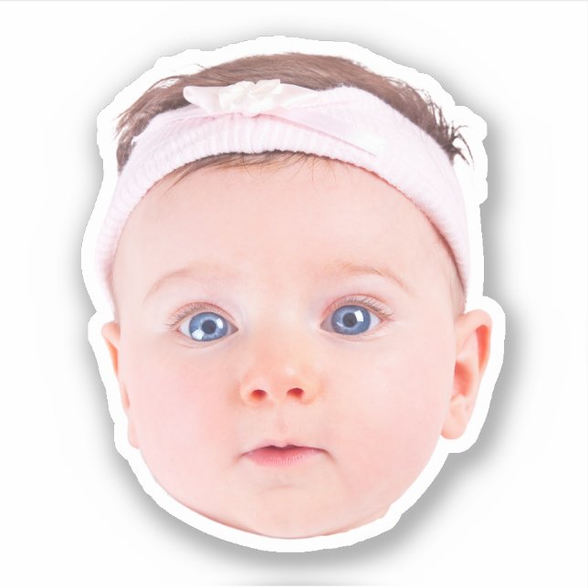 Sticker Personalized Face Photo Stickers, Custom Face  (Devant)