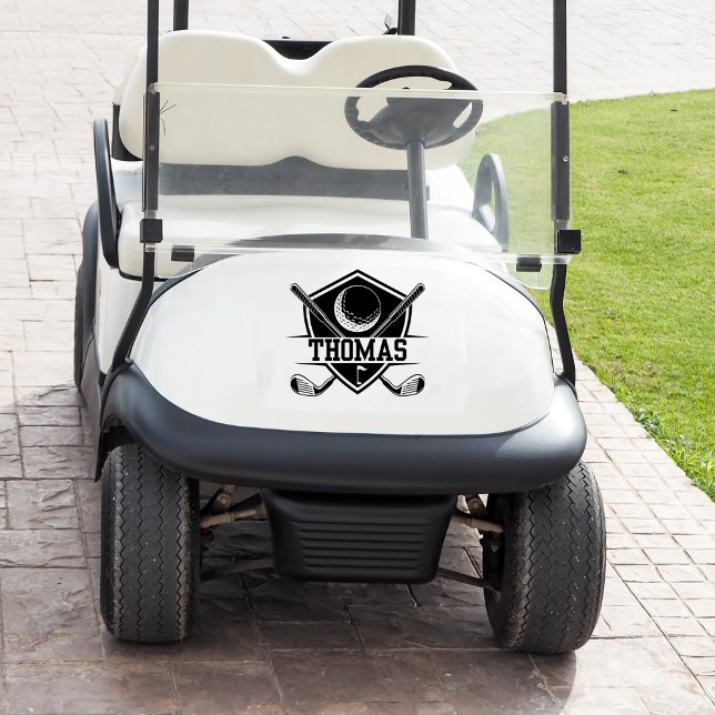 Sticker Personalized Golf Cart (Créateur téléchargé)