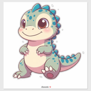 Sticker Personnage de bébé dinosaure pour les enfants