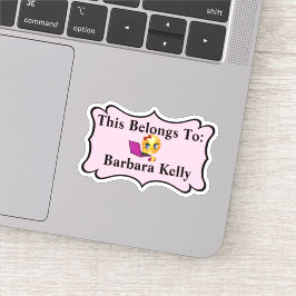 Sticker Personnalisé, ceci appartient à