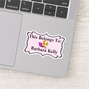 Sticker Personnalisé, ceci appartient à