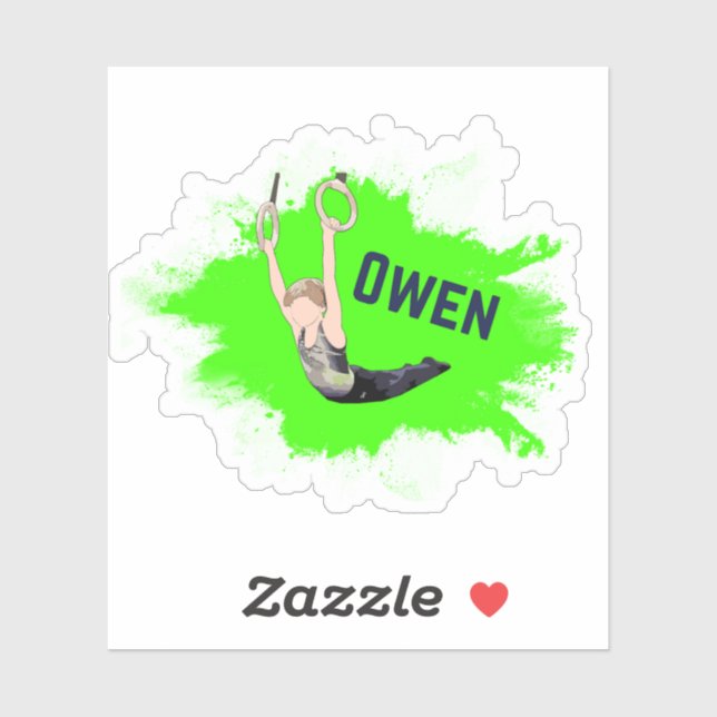 Sticker Personnalisé pour Emily Richter - Owen (Feuille)