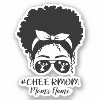 Sticker Personnalisée Cheer Mom