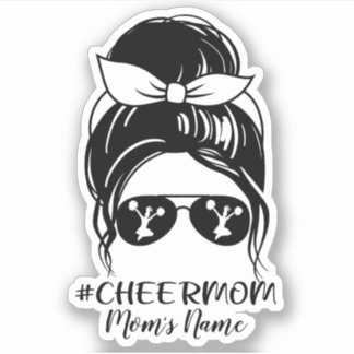Sticker Personnalisée Cheer Mom