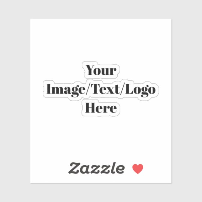 Sticker Personnalisez ou Customisez les Modèles vierges (Feuille)