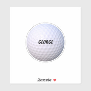 Sticker Personnalisez vos propres objets. Golf Ball par ex