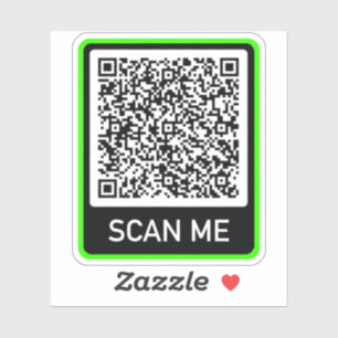 Sticker Personnalisez votre Modèle de pare-chocs de code Q