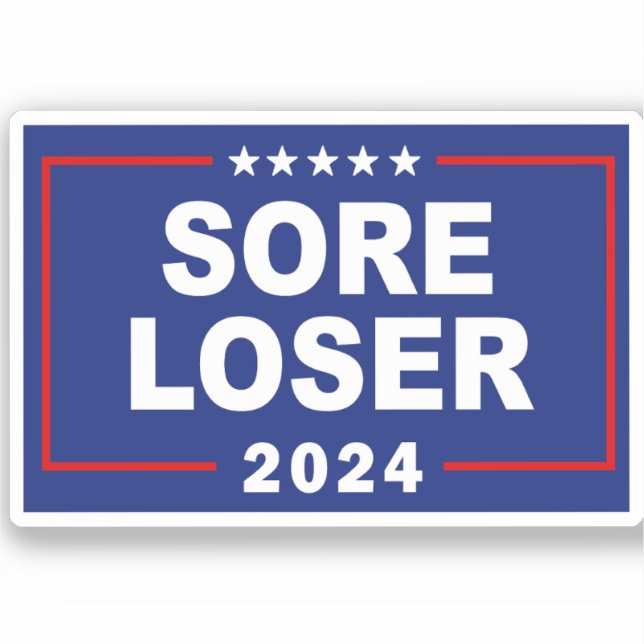 Sticker Perte de la douleur anti-Trump 2024 (Recto)