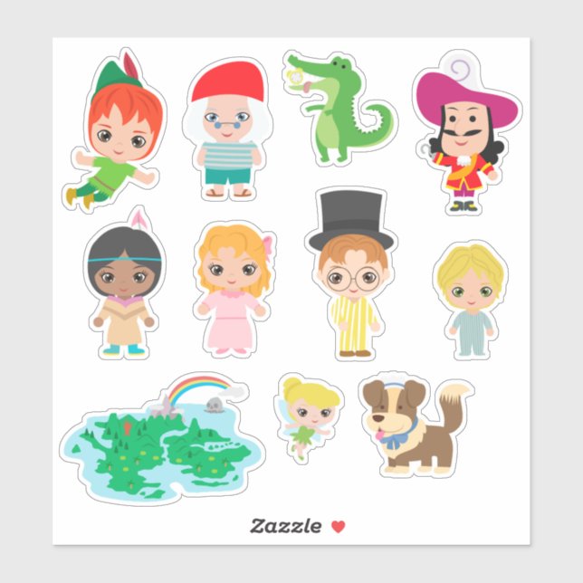 Sticker Peter Pan (Feuille)