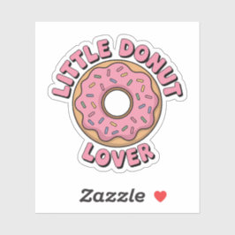 Sticker Petit Amoureux de Donut | Enfant