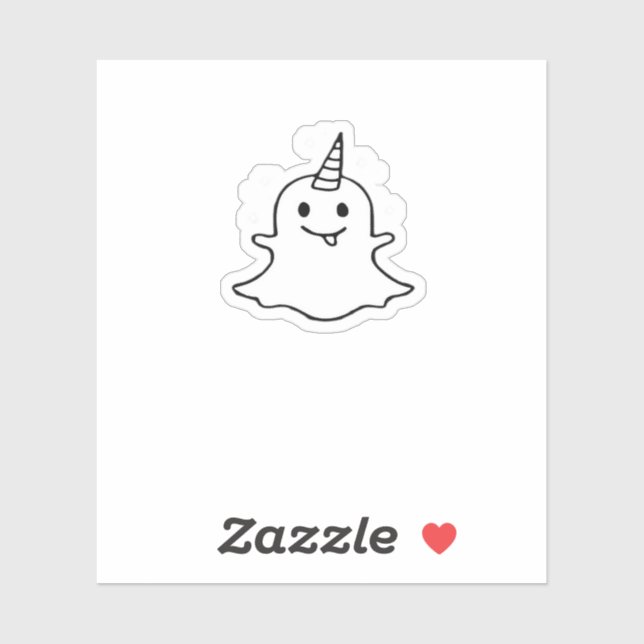 Sticker Petit Boonicorn tendance unique (Feuille)