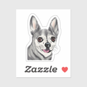 Sticker Petit Chien, Grande Attitude