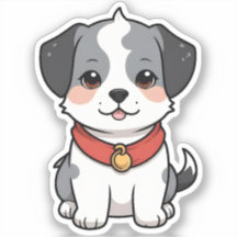 Petit chiot mignonne avec une cloche