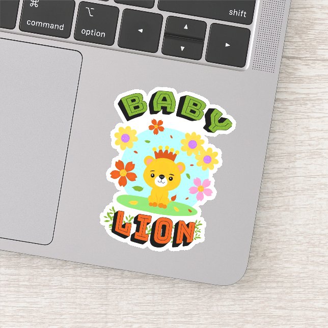 Sticker Petit lion (Détail)