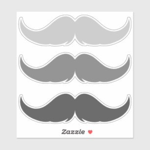 Sticker Petite barre de poignées personnalisable Moustache