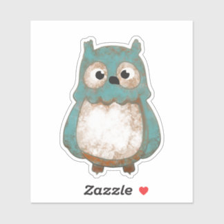 Sticker Petite chouette marrante pour les enfants