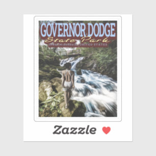 STICKER PETITE FILLE - GOVERNOR DODGE STATE PARK - IOWA