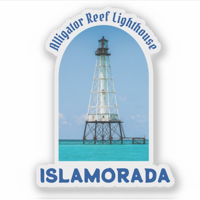 Sticker Phare Islamorada Florida (Devant)