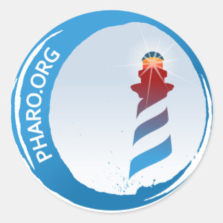 Sticker Pharo petit rond