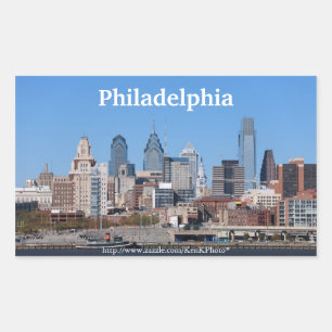 Sticker Philadelphia Skyline