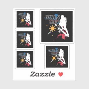 Sticker Philippines Skateboard Girls Can