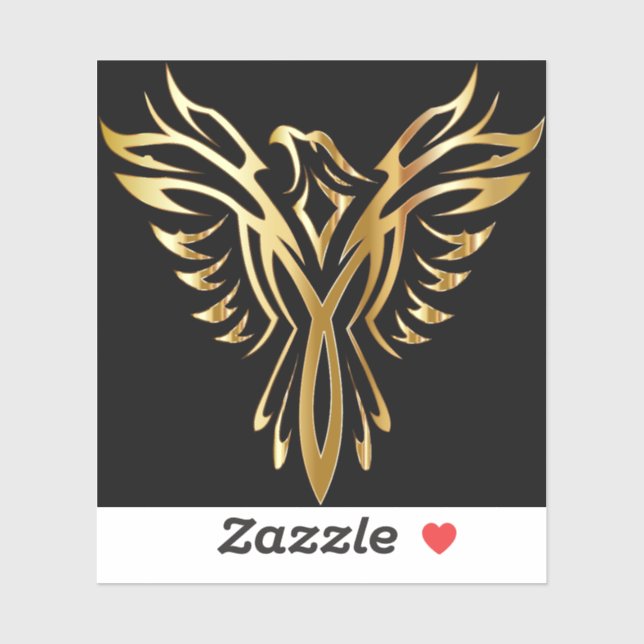 Sticker Phoenix Custom-Cut Vinyl (Feuille)
