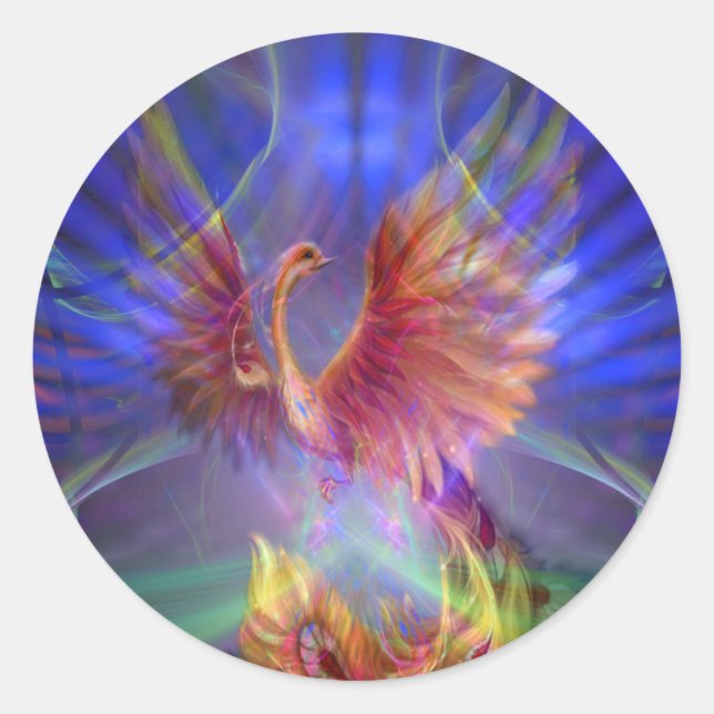 Sticker Phoenix Rising (Devant)