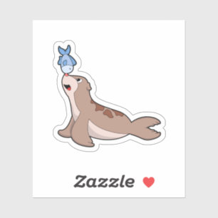 Sticker Phoque avec poisson (2).PNG