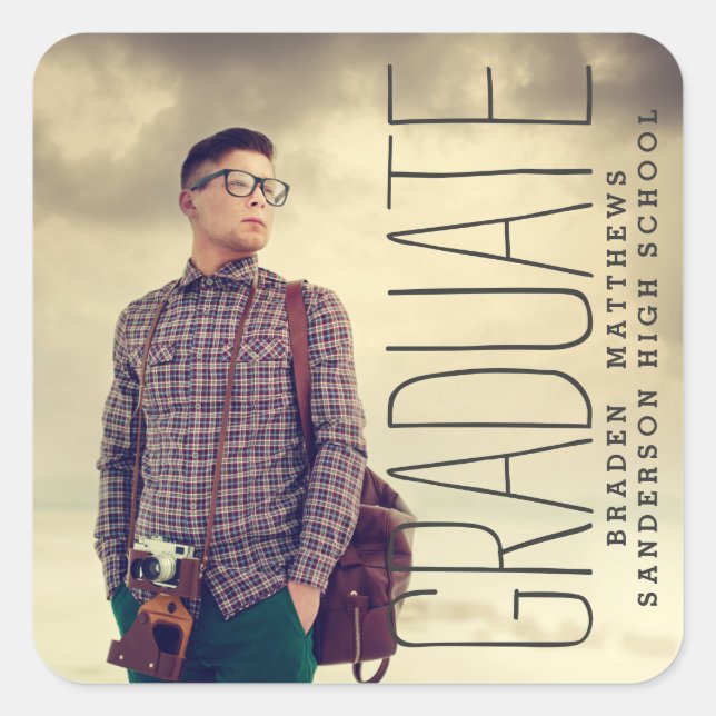 Sticker photo de type moderne (Devant)