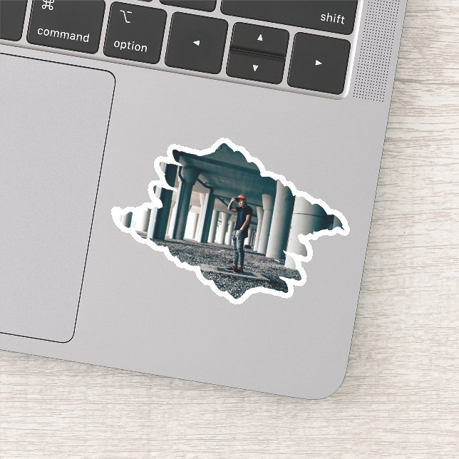 Sticker photo Edgy Abstrait Torn (Détail)