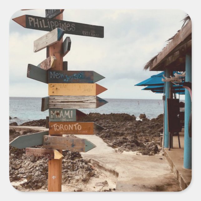 Sticker photo "Tiki Bar" (Devant)