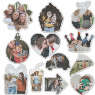 Sticker Photos personnalisés Formes mignonnes amusantes