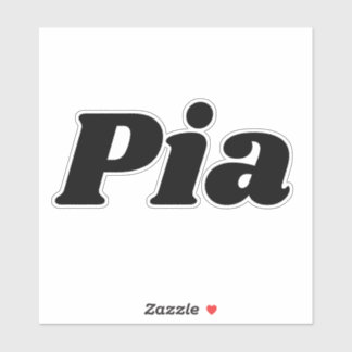 Sticker Pia