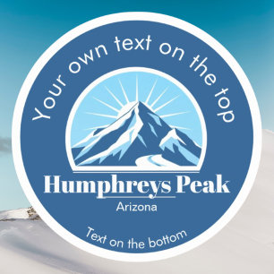 Sticker Pic ski randonnée Humphreys Peak Arizona