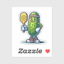PICKLE SPORTIF - Pickleball Mascotte Court Joueur 