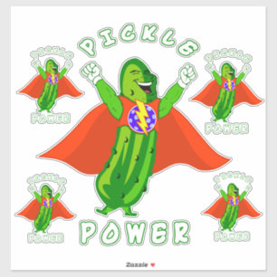 Sticker Pickleball Pickleball Super Hero