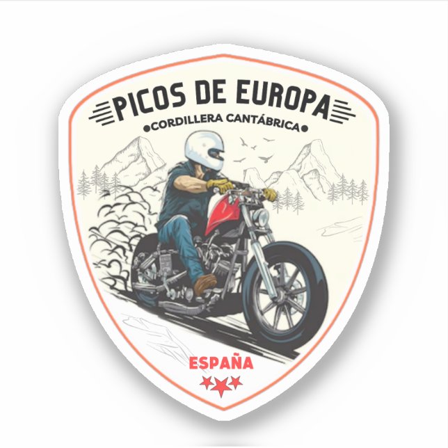 Sticker Picos de Europa Espagne Cantabrique (Devant)