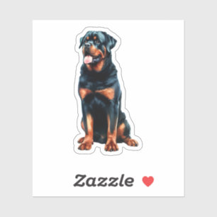 Sticker Pièce de Rottweiler