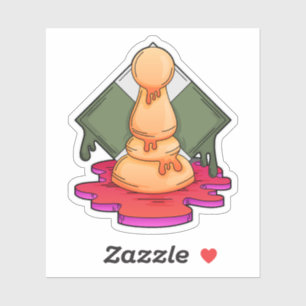 Sticker Pièce d'échecs Pawn