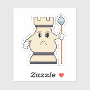 Sticker Pièce d'échecs Rook à Chess.PNG