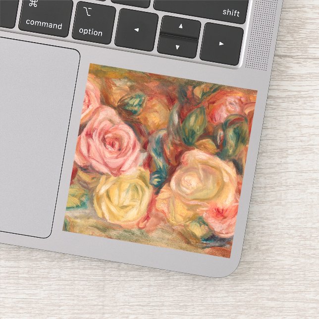 Sticker Pierre-Auguste Renoir - Rose (Détail)