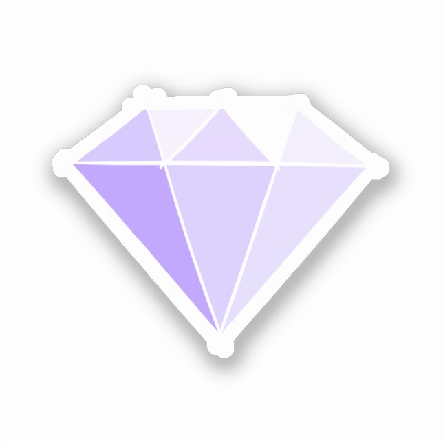 Sticker Pierre de diamant. Bijouterie. 60 Anniversaire du  (Recto)
