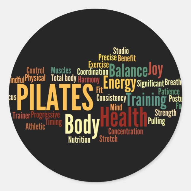 Sticker PILATES (Devant)